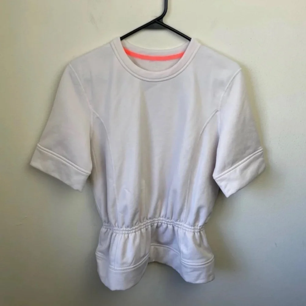 Lululemon Peplum Pullover Neutral Blush